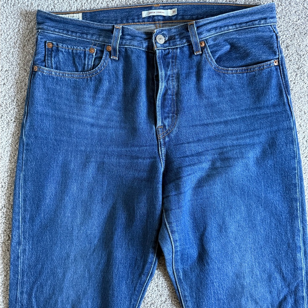 Levi's Classic Indigo Straight Leg Jeans
